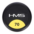 Pogumovaná jednoručná činka HMS HG Pro 70 kg