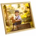vidaXL Fotorámiky na stenu, koláž 3 ks, zlaté 40x40 cm, MDF