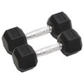 vidaXL Jednoručné činky 2 ks 6 kg celkové liatina
