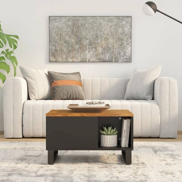 vidaXL Konferenčný stolík 60x50x35 cm masívne mangovníkové drevo