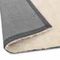 vidaXL Shaggy koberec do priestoru Krémová 120 x 160 cm Polyetylén