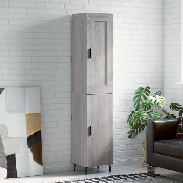 vidaXL Vysoká skrinka dub sonoma 34,5x34x180 cm spracované drevo