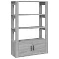 vidaXL Komoda sivý dub sonoma 80x30x119,5 cm spracované drevo