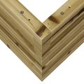 vidaXL Záhradný kvetináč 110x40x45,5 cm impregnovaná borovica