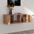 vidaXL TV skrinka, hnedý dub 88,5x27,5x30,5 cm, kompozitné drevo