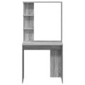 vidaXL Stôl Sivý Sonoma Kompozitné drevo 78,5 x 37 x 154,5 cm