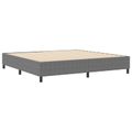 vidaXL Platformový rám postele Svetlosivá 200 x 200 cm
