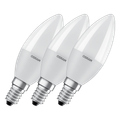 OSRAM LED žiarovka Clas B 60 7.5 W E14 Teplá biela 3ks