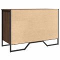 vidaXL Botník hnedý dub 90x38x61,5 cm kompozitné drevo