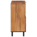 vidaXL Servírovacia skriňa Drevité hnedé dokončenie 80 x 33 x 75 cm
