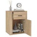 vidaXL Nočný stolík dub sonoma 50x36x60 cm spracované drevo