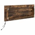 vidaXL Zrkadlo Dymová dub 90 x 8,5 x 37 cm Kompozitné drevo