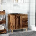 vidaXL Skrinka na umývadlo staré drevo 65x33x60 cm kompozitné drevo