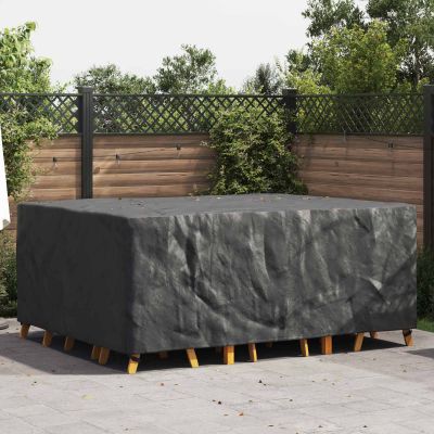 vidaXL Obal na nábytok Jednofarebný Čierna 240 x 190 x 90 cm 600D