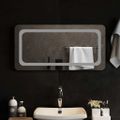 vidaXL LED kúpeľňové zrkadlo 80x40 cm