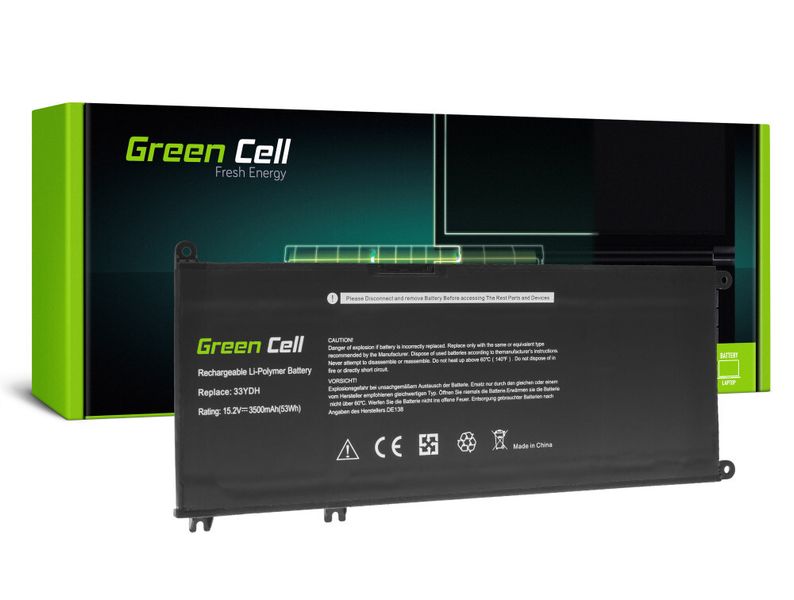 Green Cell DE138 batéria pre Dell Inspiron G3 3579 3779 G5 5587 G7 7588 7577 7773 / Latitude 3380