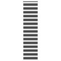 vidaXL Zebra roleta čierna 60x230 cm šírka látky 55,9 cm polyester
