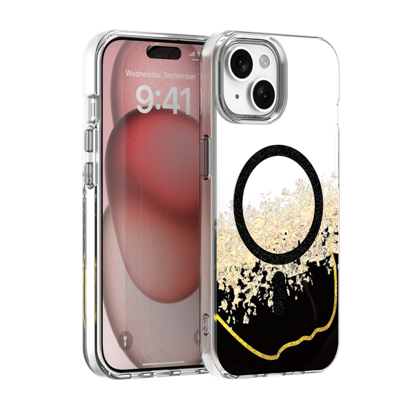 Epoxy Mag puzdro pre iPhone 13 / 14 6,1" čierna