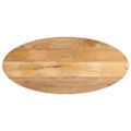 vidaXL Stolová doska 140x50x2,5 cm oválna masívny mangovník