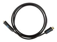 Kábel adaptéra - USB-C s pinmi (samec) do HDMI s pinmi (samec) - 1.83 m - dvojnásobne tienený - čierna - podporuje 4K, aktívny