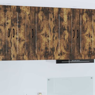 vidaXL Dvierka na umývačku Kalmar Dymová dub 40 x 31 x 80 cm