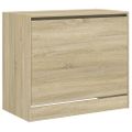 vidaXL Botník dub sonoma 80x42x69 cm spracované drevo