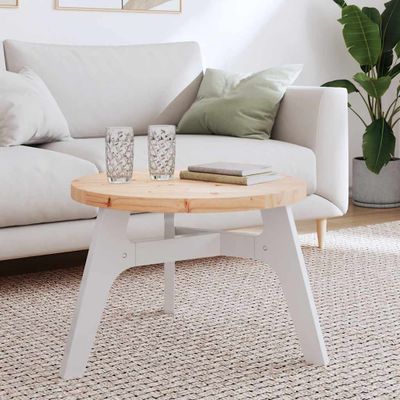 vidaXL Stolová doska okrúhla Ø60x3 cm masívna borovica
