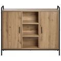vidaXL Servírovacia skriňa Dub artisan 97 x 33 x 81 cm