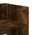 vidaXL Nástenná polica, tmavý dub 100x35x30,5 cm, kompozitné drevo