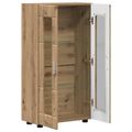 vidaXL Servírovacia skriňa FLORIN 55,5 x 29 x 100 cm Remeselný dub