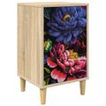 vidaXL Nočný stolík KIEL Dub sonoma 36 x 33 x 60 cm Kompozitné drevo