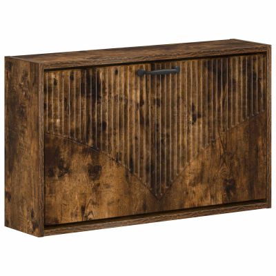 vidaXL Nástenný botník HOORN 71 x 17 x 43 cm Kompozitné drevo