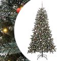vidaXL Umelý vianočný stromček Zelená 180 cm PVC, plast a oceľ