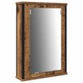 vidaXL Sada kúpeľňového nábytku 3 ks Staré drevo 33 x 33 x 185,5 cm