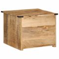 vidaXL Konferenčný stolík so zásuvkami 50x50x40 cm mangovníkový masív