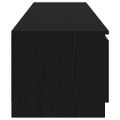 vidaXL TV skrinka 140 x 38,5 x 36 cm Čierny dub Kompozitné drevo