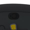 vidaXL Masážne kreslo s polohovacím mechanizmom, čierne, pravá koža