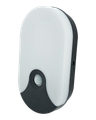 Q-181AD LED 18W/1440lm/4000K nástenné, senzorové, oválne svetlo - sivé QTEC