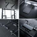 Multifunkčný stojan s platformou na zdvíhanie činiek a hip thrust HMS SMP01