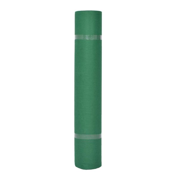 vidaXL Koberec Jednofarebný Zelená 1 x 12 m Látka