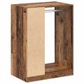 vidaXL Šatná skriňa Staré drevo 77 x 48 x 102 cm Kompozitné drevo