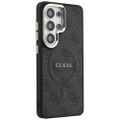 Puzdro Guess 4G Embossed Ring MagSafe pre Samsung Galaxy S26 Ultra čierne