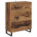 vidaXL Highboard 2 ks Staré drevo 69,5 x 34 x 180 cm