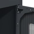 vidaXL Highboard Antracit 68x39x123 cm Oceľ