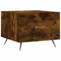 vidaXL Konferenčné stolíky 2 ks dymový dub 50x50x40cm kompozitné drevo