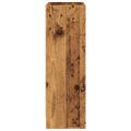 vidaXL Knižnica staré drevo 60x24x76 cm kompozitné drevo