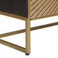 vidaXL Zásuvkový kabinet so zásuvkou Mosadzná 75 x 30 x 65 cm