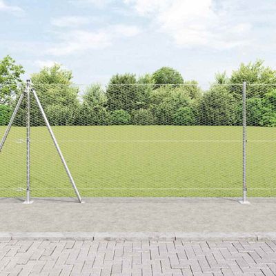 vidaXL Hexagonálne oplotenie s betónovým podstavcom 25 x 1,2 m