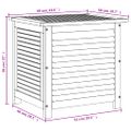vidaXL Záhradný úložný box s mriežkami 60x50x56 cm masívna akácia