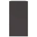vidaXL Komoda čierna 99x39x73 cm oceľ